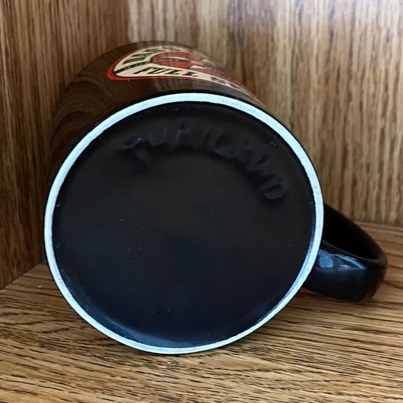 Coffee Mug Dad’s Garage Gloss Black with Car Repair Shop Logo - Picture 4 of 7